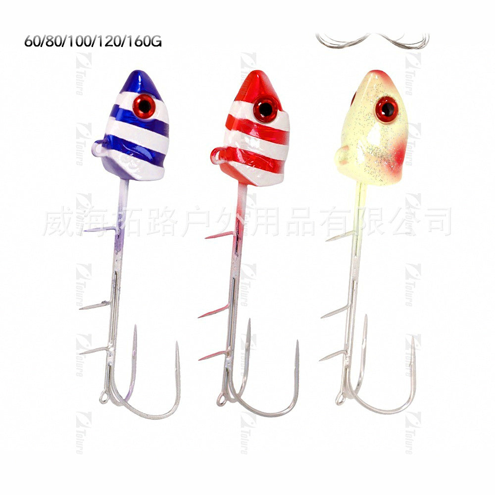 Double Hook Tenya Jig for Cutlassfish, 60–160 g (2.1–5.6 oz)