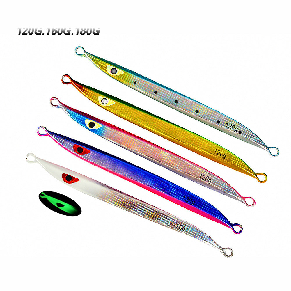 Glow Fast-Sinking Metal Jig, 120–180 g (4.2–6.3 oz)