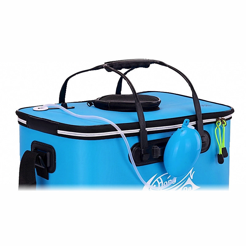 Collapsible EVA Fish Bucket, Live Well Water Bucket, 30–55 cm