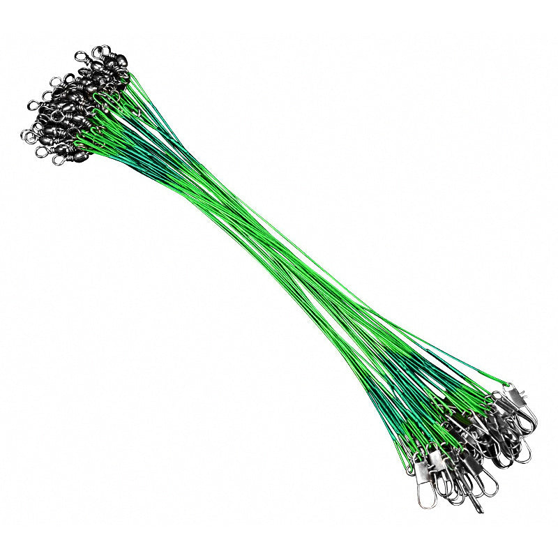 Pre-Made Fishing Leaders with Snap Connector, 60 Pack