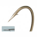 Jig Head Hooks 1/0, Wide Gap, 3D Eyes, 10 Pack