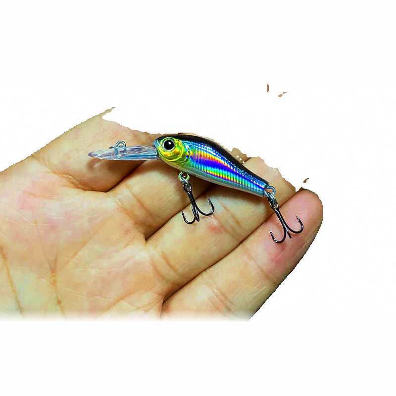 Slow Sinking Long Lip Minnow with Rattle, 2.5 g (0.09 oz)