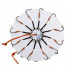 Iseni Flip Plate Hook Sets, 8 or 12 Hooks, Sizes 5–15