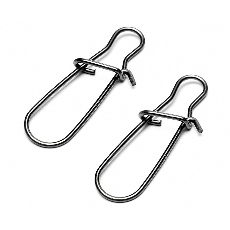Stainless Steel Fast Snap Reinforced Safety Pin Snaps, Black