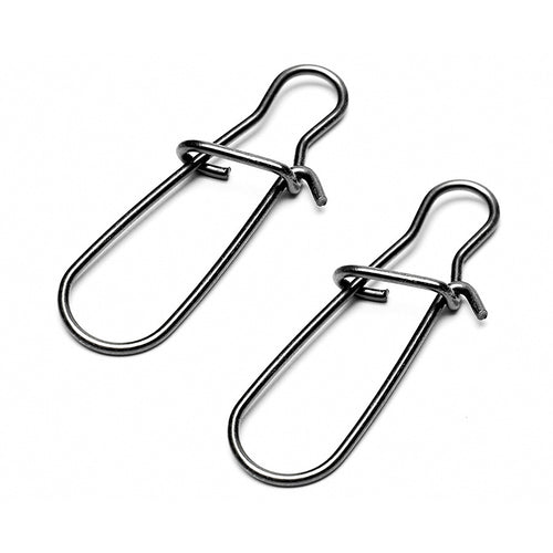 Stainless Steel Fast Snap Reinforced Safety Pin Snaps, Black