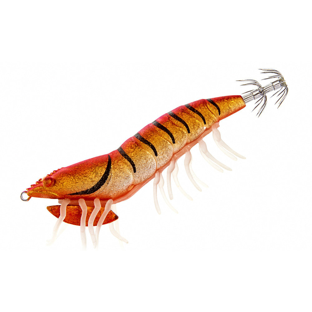 Wood Shrimp Squid Jig Lure, 75–115 mm (3–4.5 in)