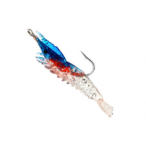 Weighted Soft Shrimp Lure, Sinking Lead-Head Bait