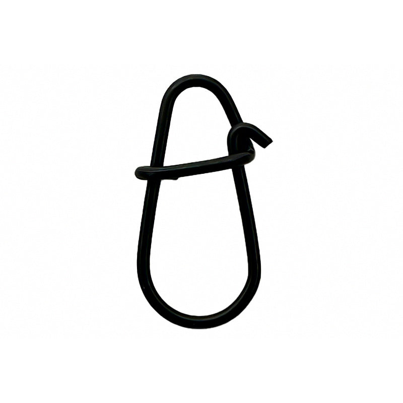Black Gourd-Shape Fishing Snaps, 50 pcs, Sizes 000–2