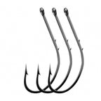 Long Shank Double-Barbed Live Bait Hooks, Bulk Packs