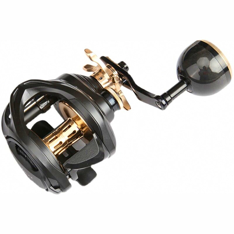 Wide Body Round Baitcasting Reel, 10 Bearings, 6.3:1 Gear Ratio
