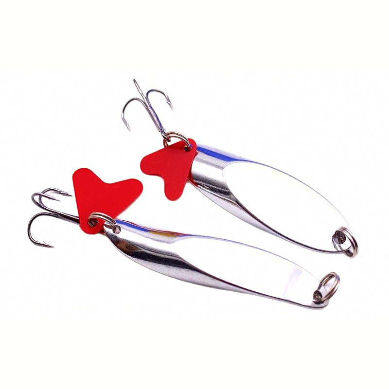 Angled Cut Casting Spoon with Treble Hook, 14–21 g (0.5–0.74 oz)