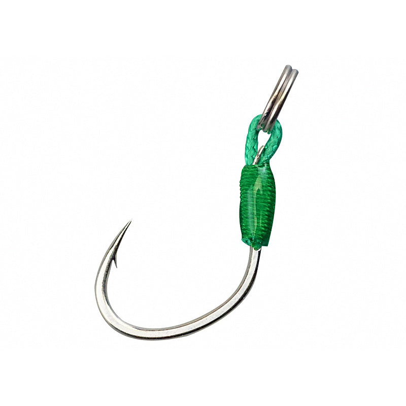 Barbed Jig Assist Hooks, Fully Thread-Wrapped, 5 Pack