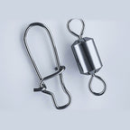 Stainless Steel Safety Pin Snap, Figure-8 Ring, Sizes 14–3/0