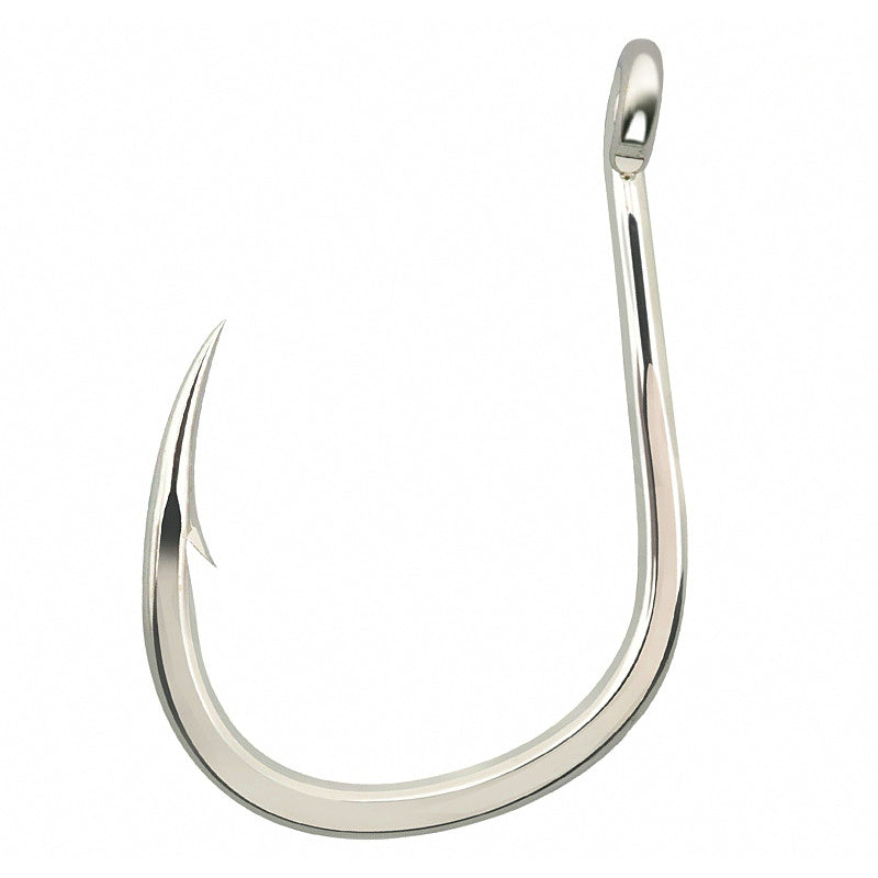 5X Strong Saltwater Jig Single Hooks, 2-Pack Set