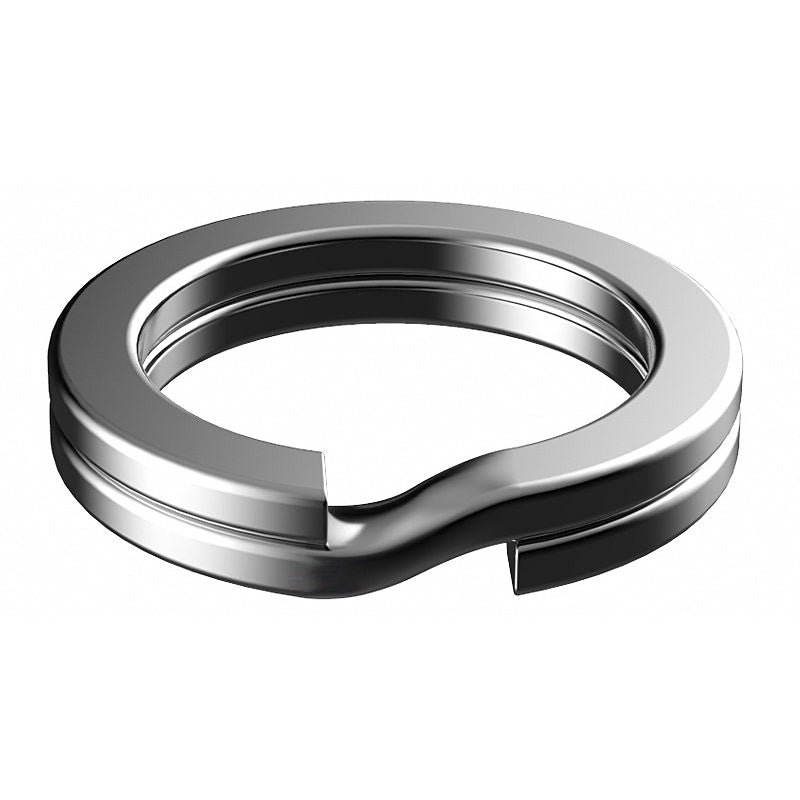 Stainless Steel Split Rings, 50-Pack, Sizes #4–#14