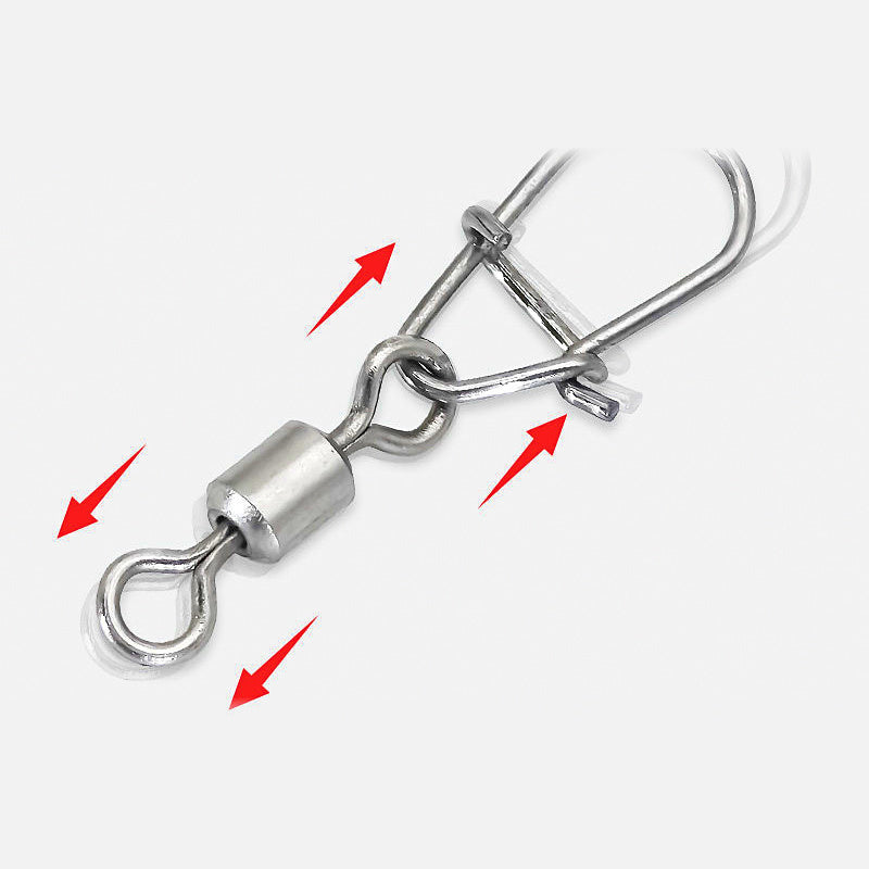 Stainless Steel Snap and Figure-8 Ring Connectors, 10–100 pcs