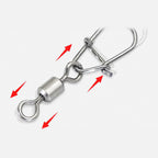 Stainless Steel Snap and Figure-8 Ring Connectors, 10–100 pcs