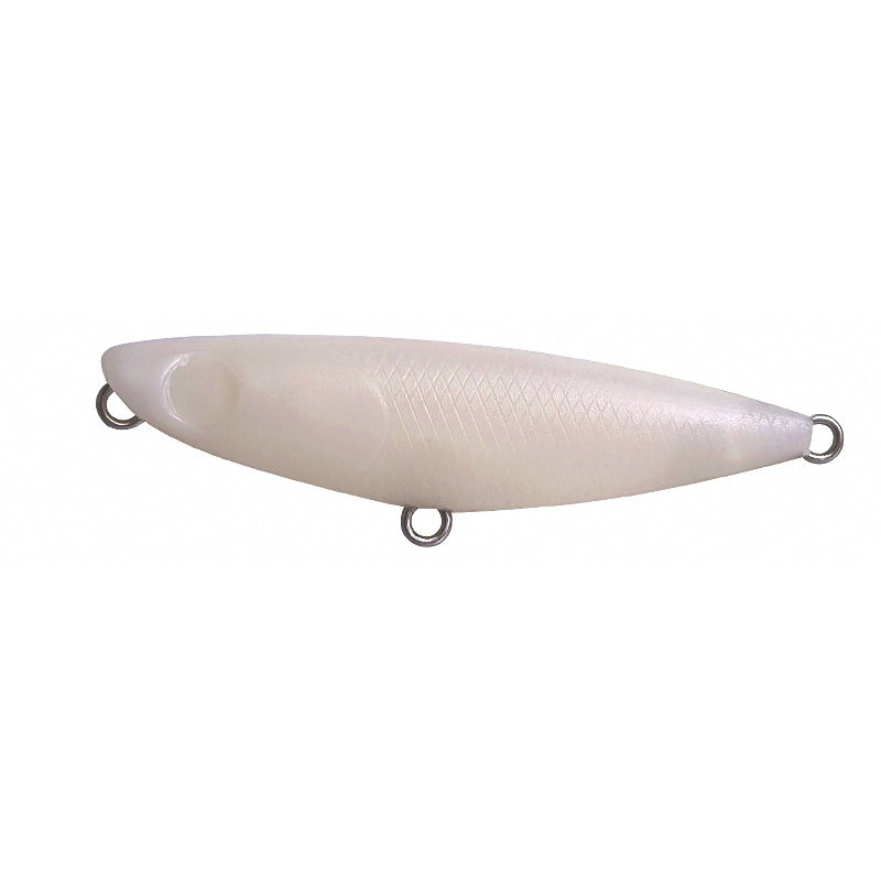 Unpainted Pencil Lure Blank, 4.8 cm (1.9 in), Clear Plastic