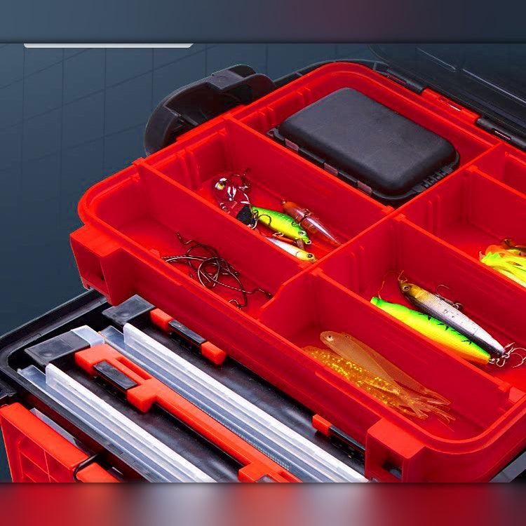 Portable Fishing Tackle Box Seat, 6 L (1.6 gal) or 12 L (3.2 gal)