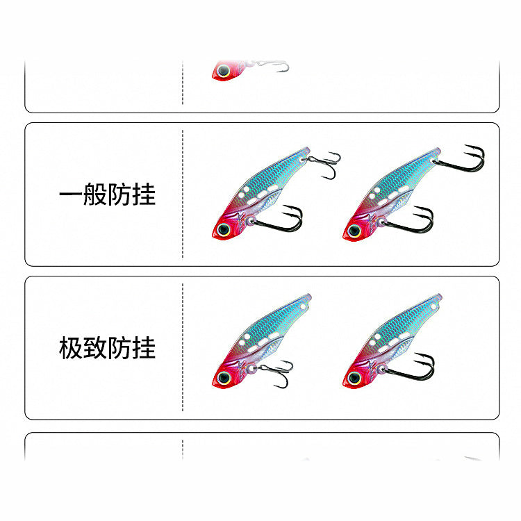 Metal VIB Blade Bait, 2.5–18 g (0.09–0.63 oz)