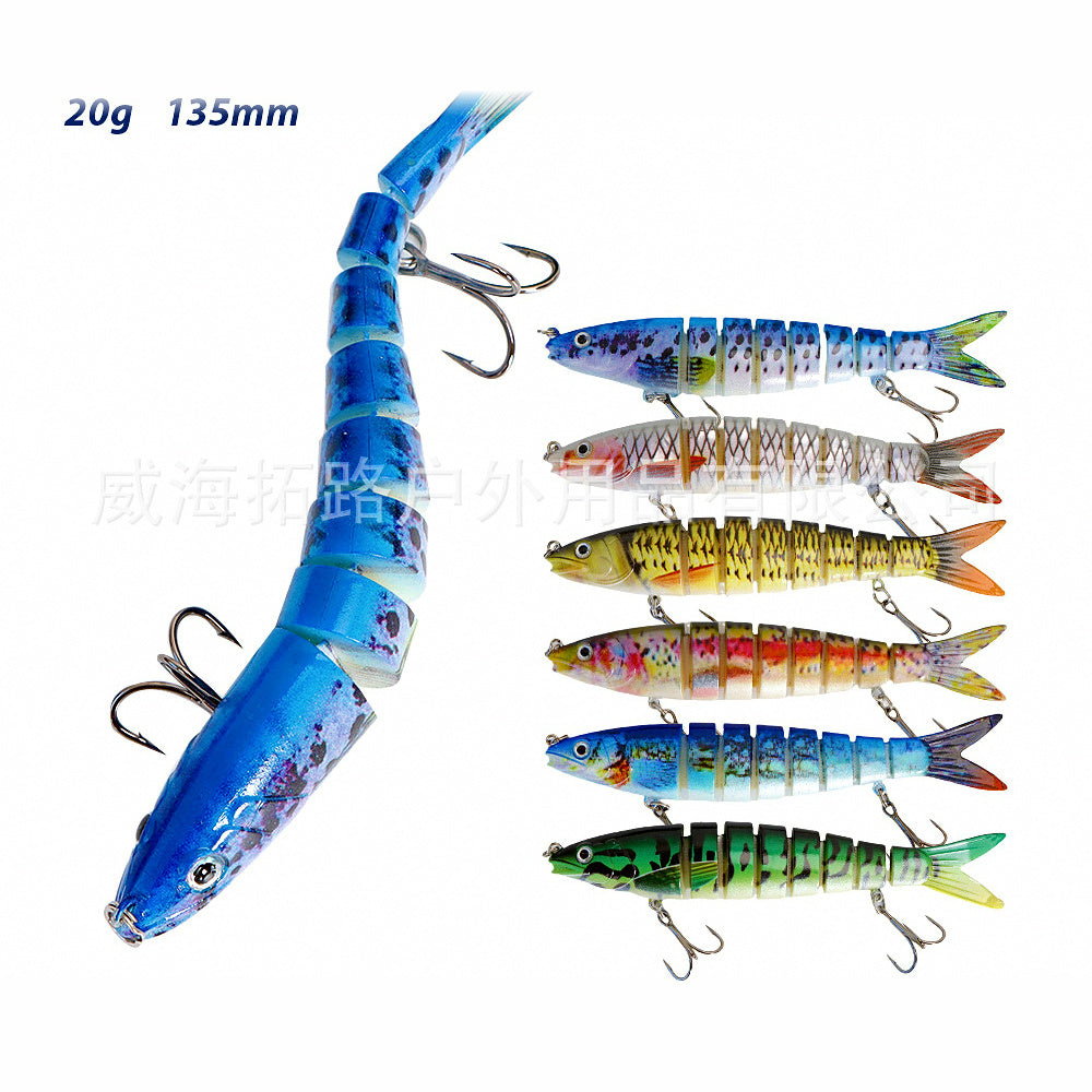 Multi-Jointed Swimbait Lure, 13.5 cm (5.3 in), 20 g (0.7 oz)