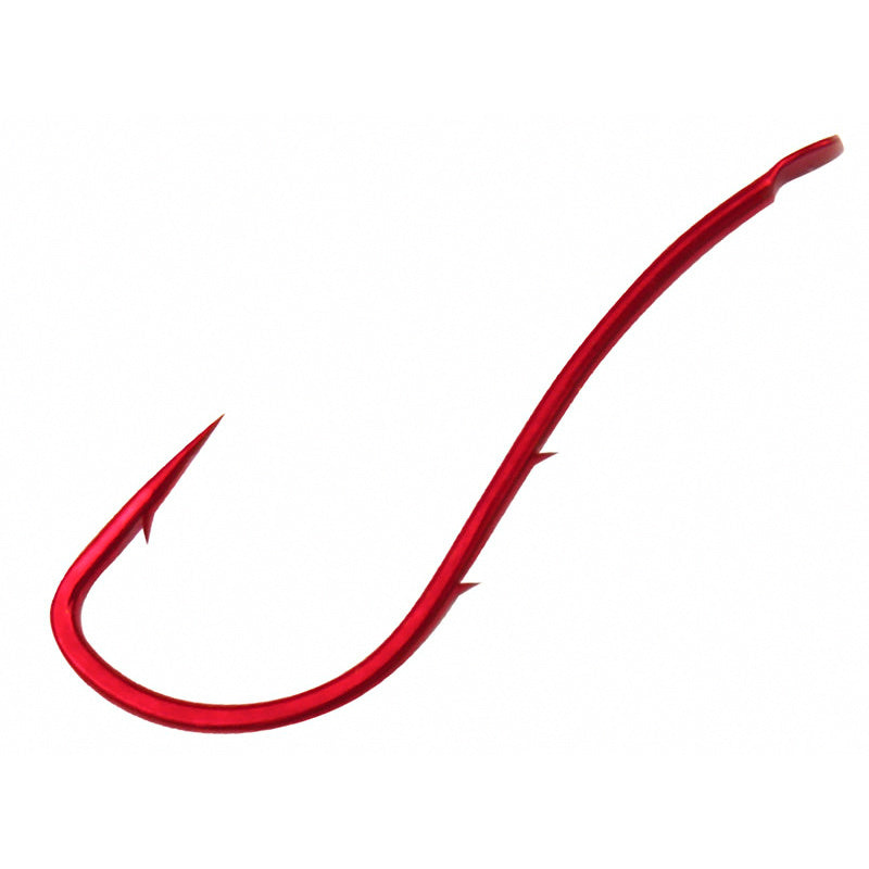 Barbed Long Shank Bait Hooks, Bulk 50 pc Pack