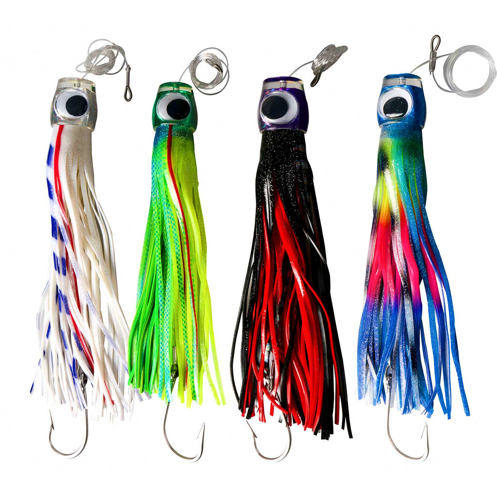 Large Squid Skirt Trolling Lure, 34 cm, 260 g (9.2 oz)