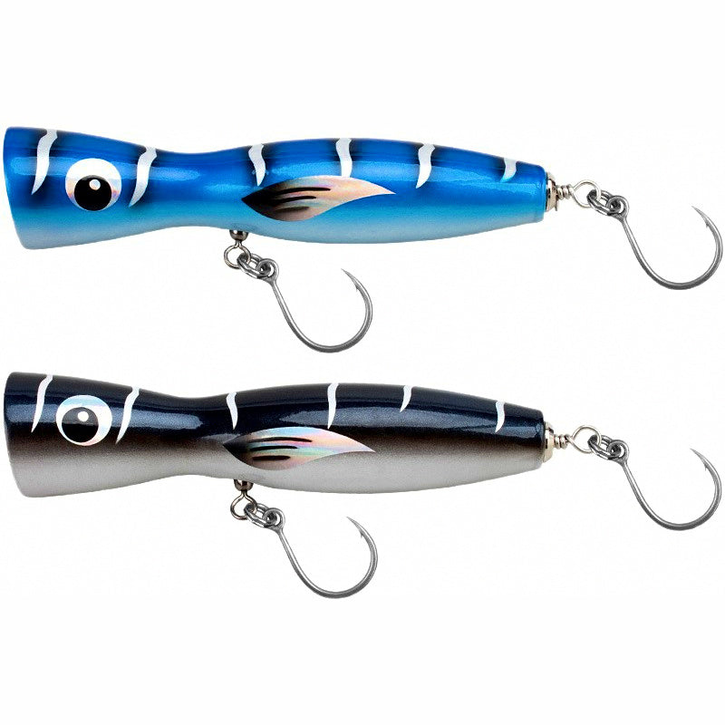 Wooden Floating Popper Lure, 20 cm (7.9 in) 120 g, GT & Tuna