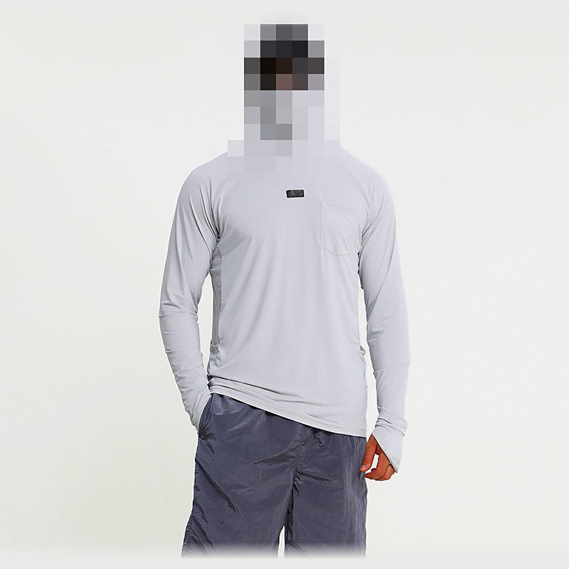 Men's Quick-Dry Sun Protection Fishing Shirt, Lightweight Mesh