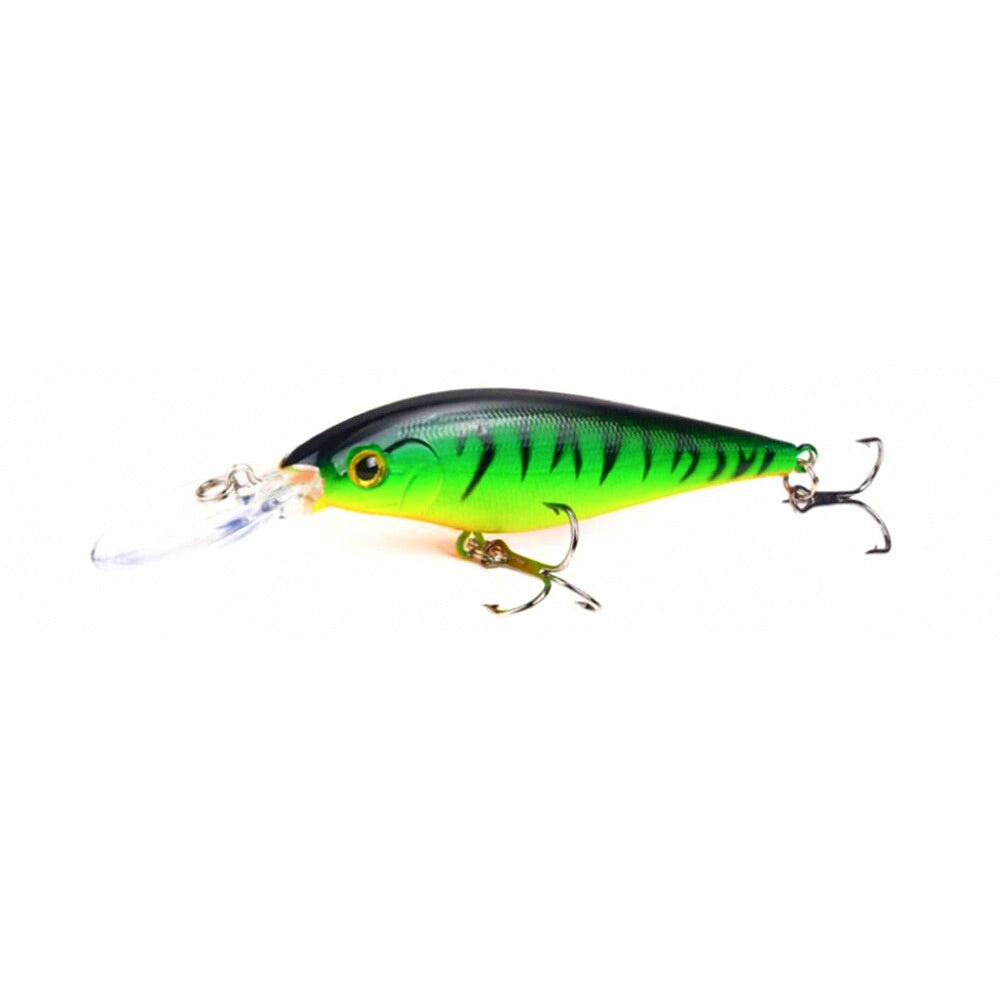 Long Lip Minnow Hard Bait, 11 cm (4.3 in), 10 g (0.35 oz)