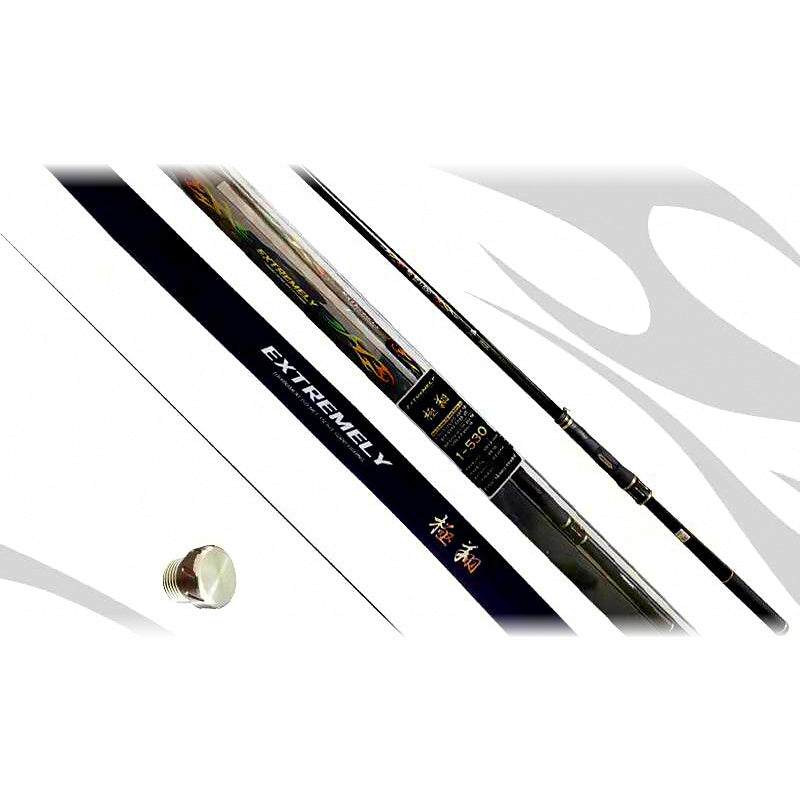 Telescopic Carbon Rock Fishing Rod, 5.3 m (17.4 ft)