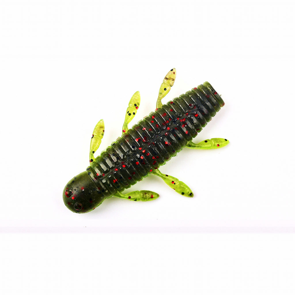 Slow-Sinking Soft Grub Worm Lure, 5.5 cm (2.2 in), 8-Pack