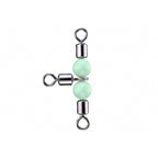 Three-Way Swivel Figure-8 T Connector, 20 Pack