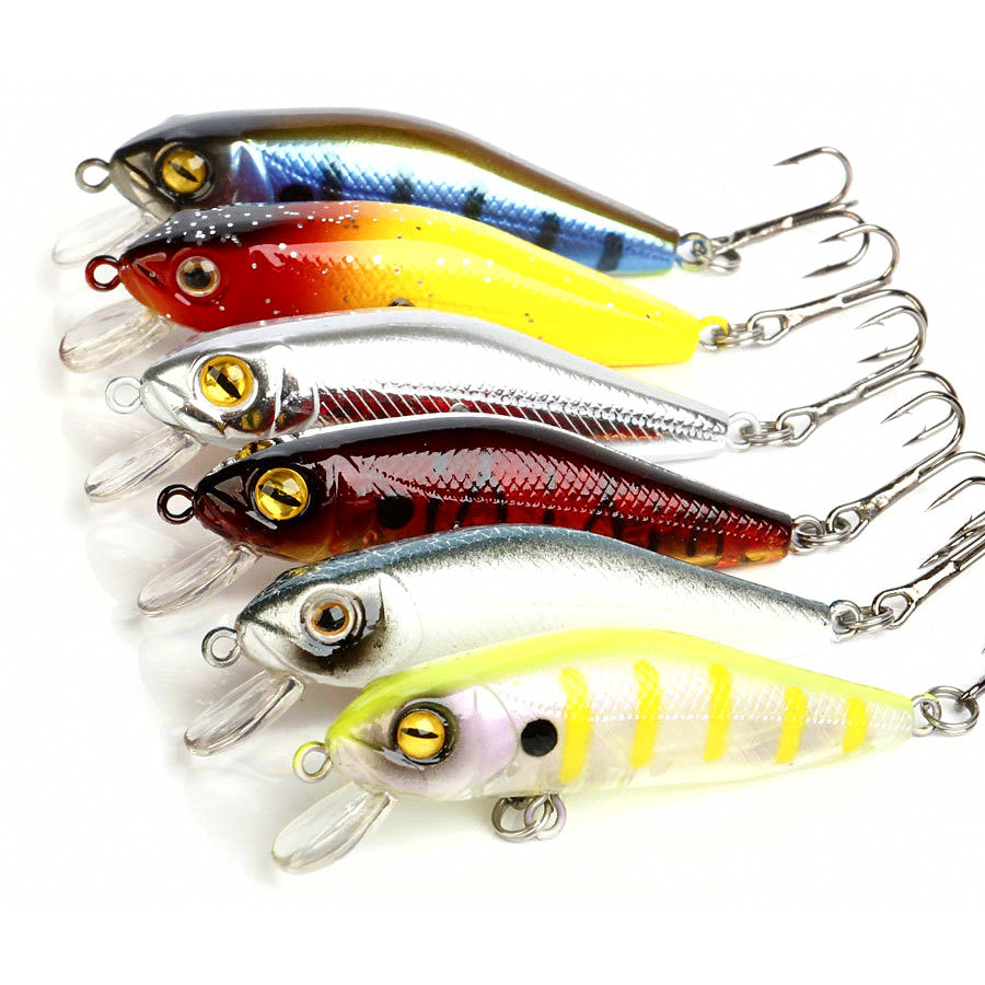 Slow Sinking Minnow Lure, 50 mm (2 in) 5 g (0.18 oz)