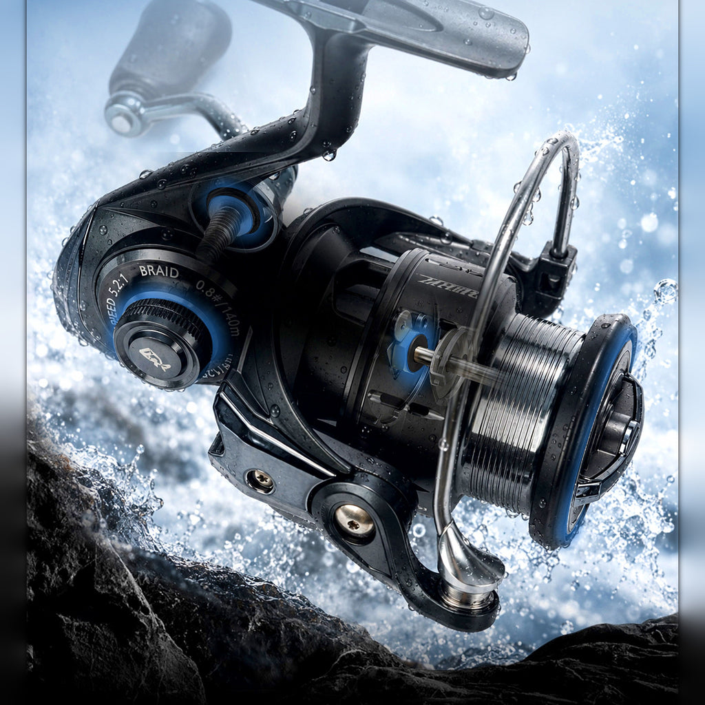 Spinning Reel, 2500–4000 Sizes, 5.2:1, 6 Bearings