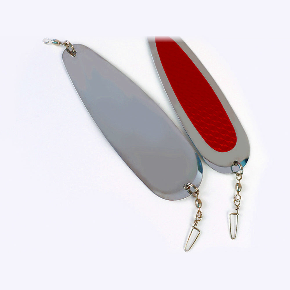Stainless Steel Spoon Trolling Flasher Lure, 12 Styles