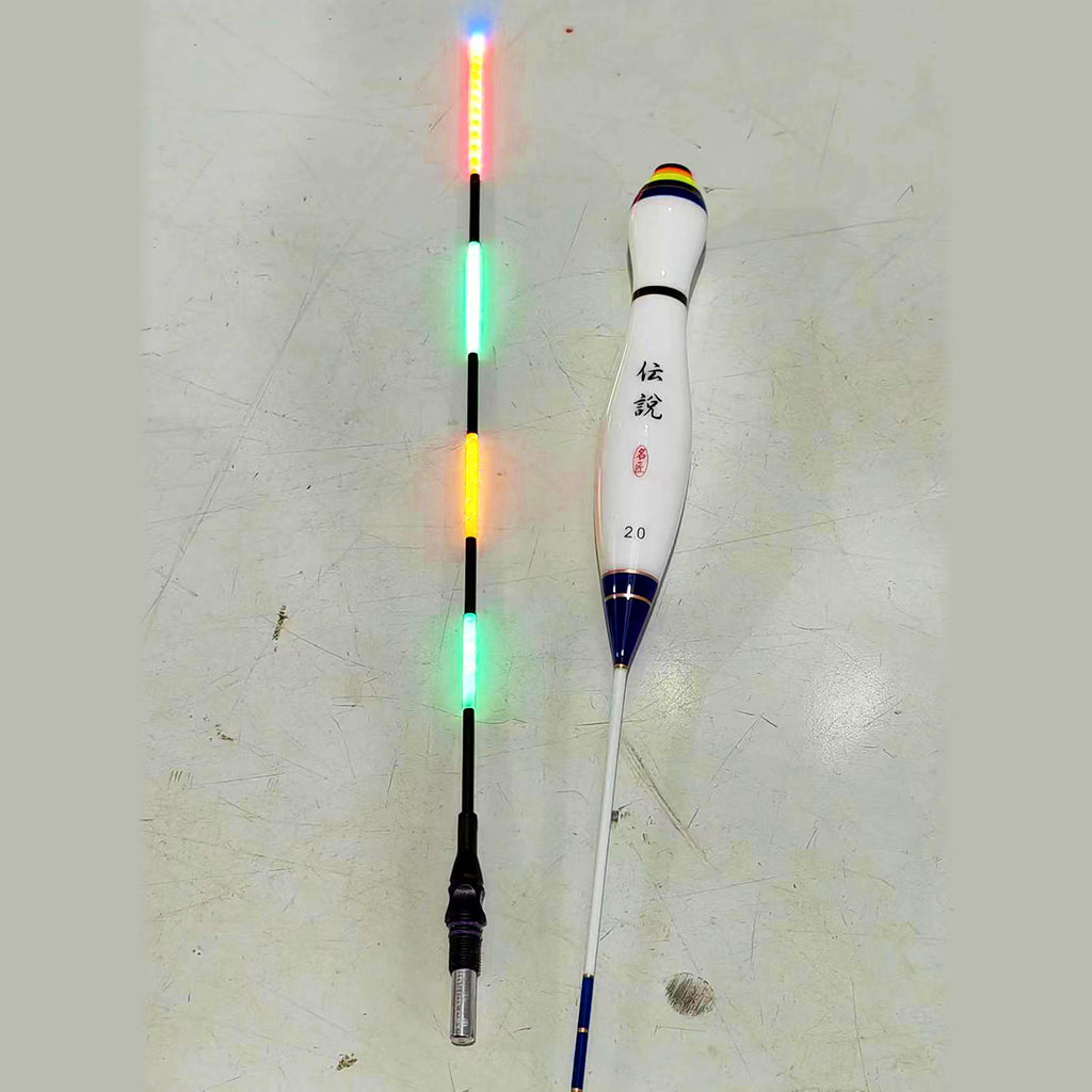 Electronic Night Fishing Float, Balsa Wood, Sizes 1.5–4.0
