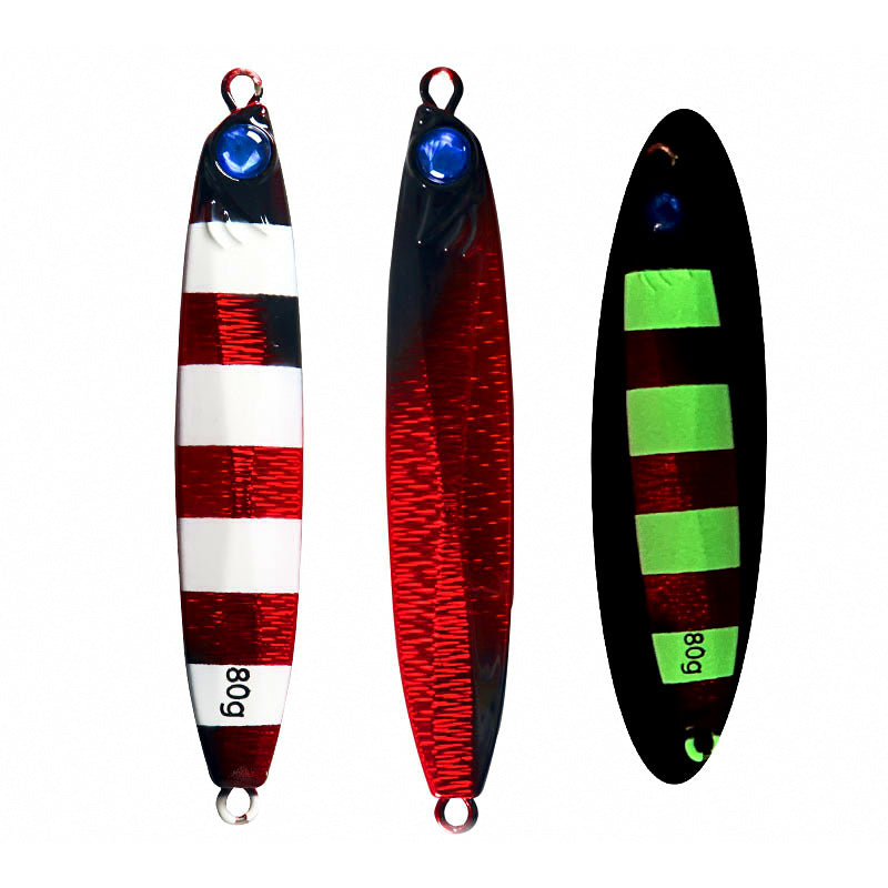 Metal Jig, 80 & 100 g (2.8 & 3.5 oz), Bare or Rigged