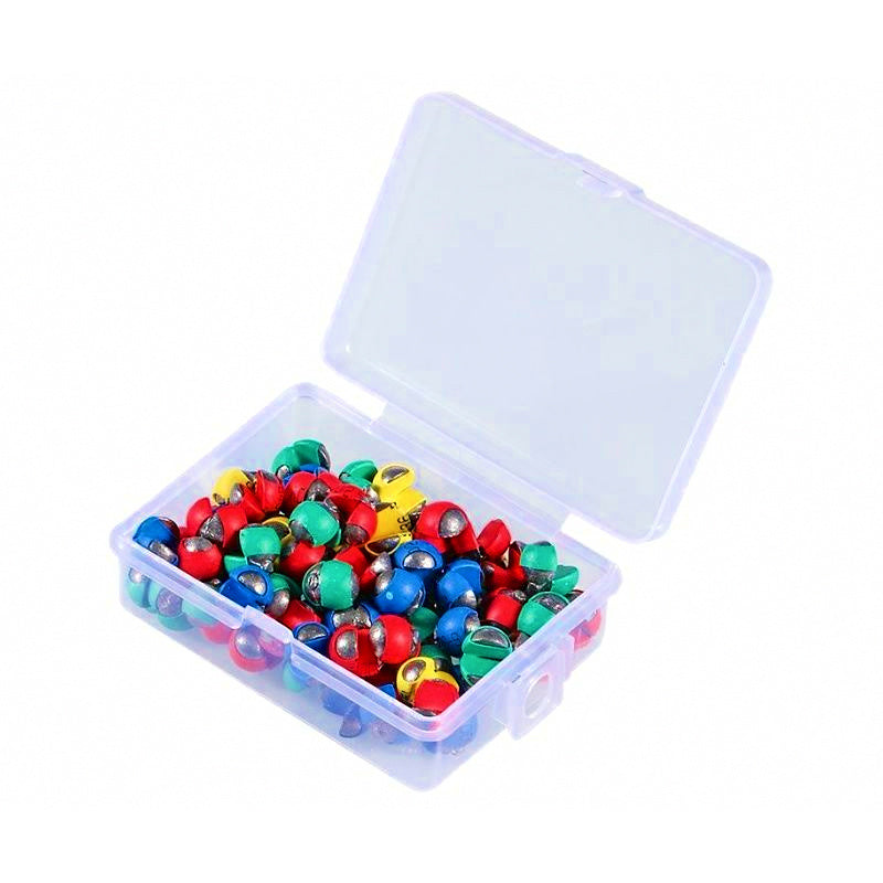Rubber-Coated Split Shot Sinkers, Assorted Sizes G2–9B