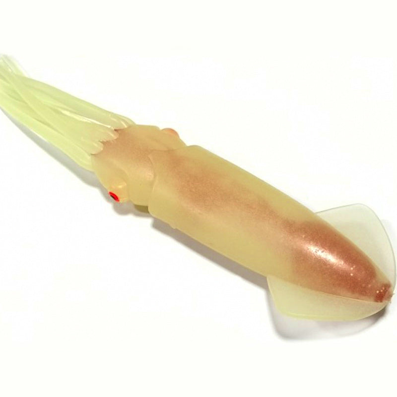 Glow Soft Plastic Squid Bait, 10-23 cm (4-9 in)