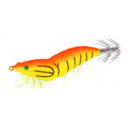 Glow Squid Jig, Wood Shrimp Style, Size 3.0 / 3.5