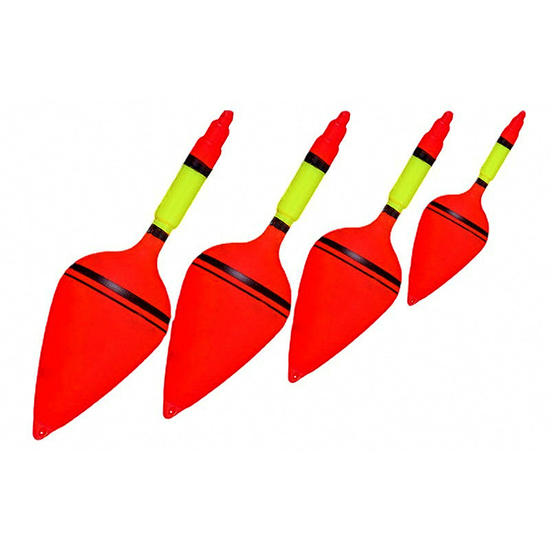 Pot-Belly Sea Fishing Float, Red or Black, 5 Sizes