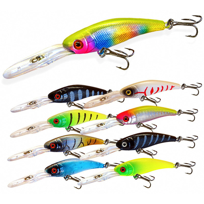 Deep Diving Minnow Hard Bait, 10 cm (3.9 in), 7.8 g (0.28 oz)