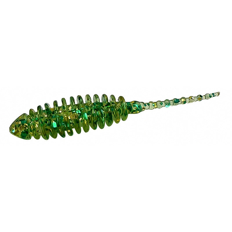 Micro Ribbed Soft Plastic Bait, 3.5 cm (1.4 in), 20 Pack