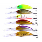 Floating Deep Diving Minnow Lure, 10 cm, 7 g (0.25 oz)