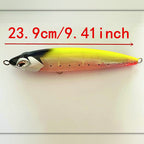 Sinking Pencil Bait, 23.9 cm (9.4 in), 112 g (4 oz), No Hooks