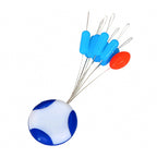 Silicone Space Bean Rigging Beads, 7+1 per Set