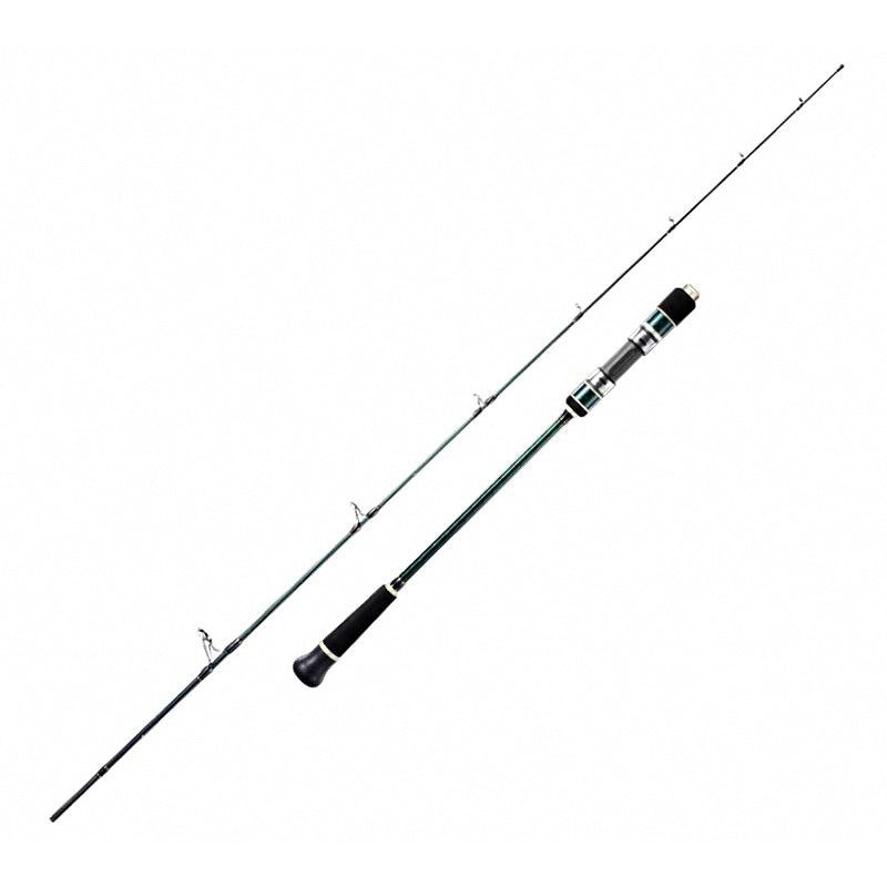 Solid Carbon Slow Pitch Jig Rod, 2-Piece Boat Rod, 1.8–1.98 m