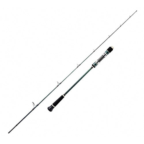 Solid Carbon Slow Pitch Jig Rod, 2-Piece Boat Rod, 1.8–1.98 m