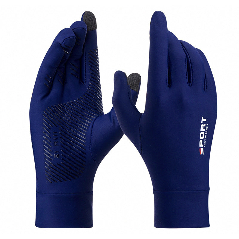 Sun Protection Fishing Gloves, Full Finger or Two-Finger Cut